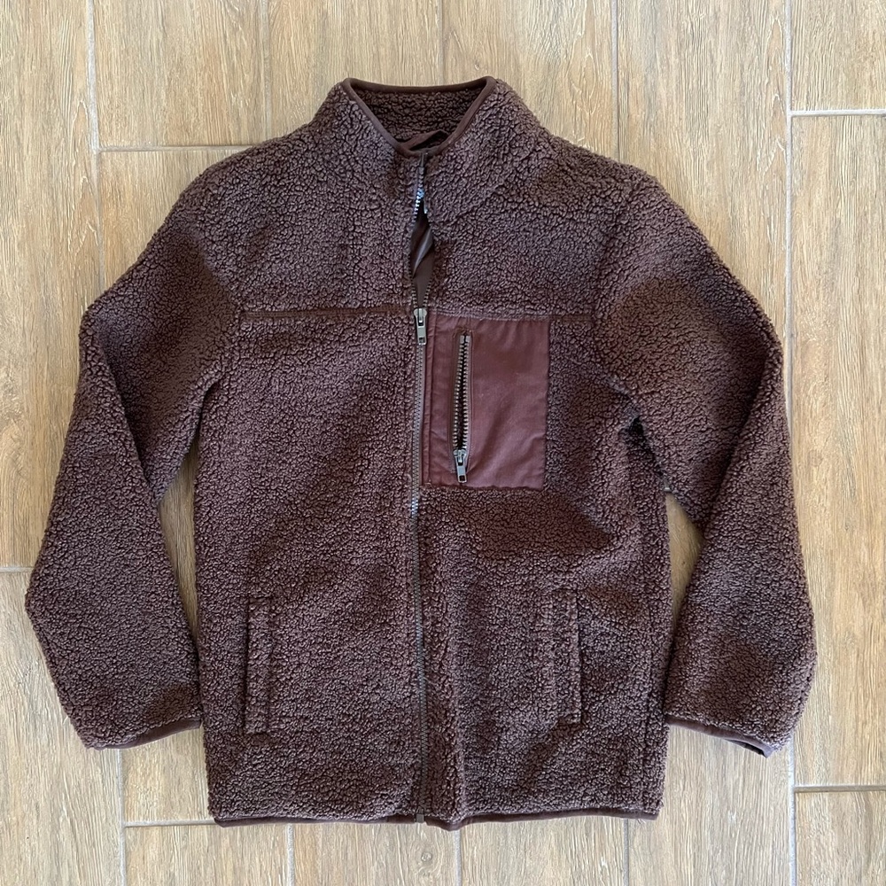 Class Club Chocolate Sherpa Jacket